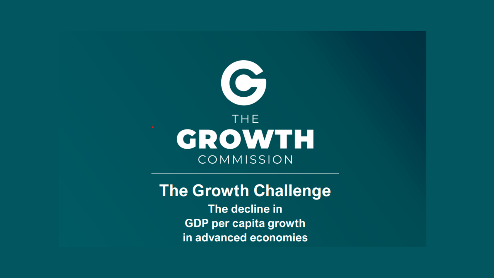 Inaugural Report: The Growth Challenge